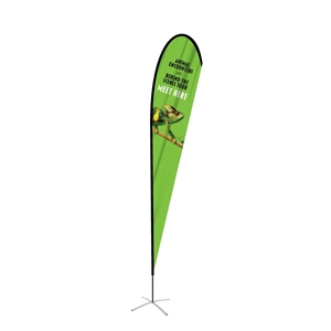 Extra Large Single-Sided Teardrop Flag Graphic