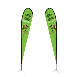 Extra Large Double-Sided Teardrop Flag Graphic