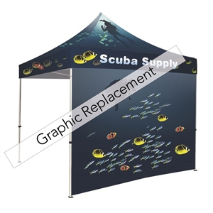Full tent wall with dye-sublimation