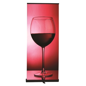 Premium retractable banner stand and vinyl graphic