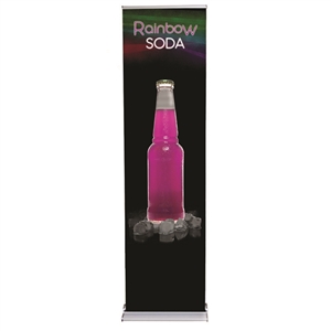 RBSC24 Retractable Banner Stand with 24X96 Fabric Graphic