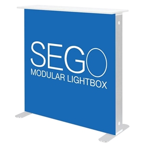 3.3 x 3.3ft. SEGO Modular Lightbox Counter Double-Sided