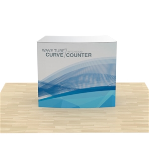 wave tube curved counter